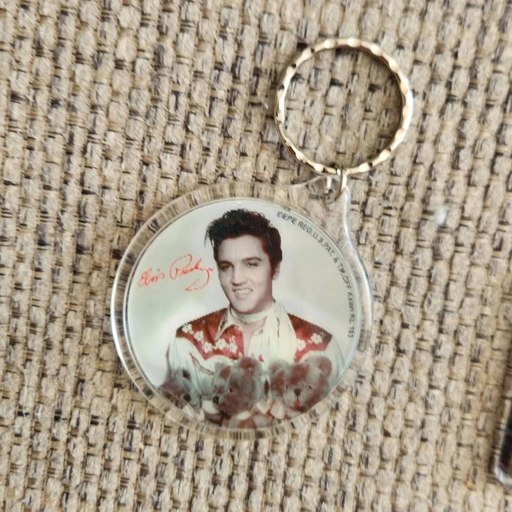 Vintage‎ Elvis Keychains Lot Of 2